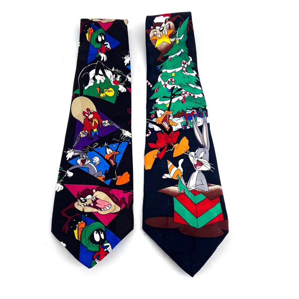 vintage Looney‎ Tunes necktie men's tie 90s